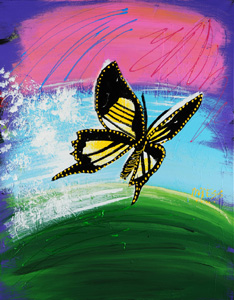 Elusive Butterfly - 24x30 - ?