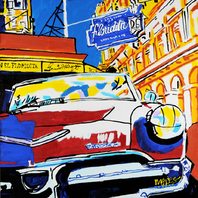 The Floridita - 30x30 - SOLD