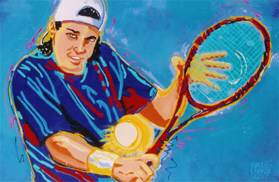 Tommy Haas - 24x36 - SOLD