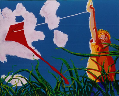 Let's Go Fly A Kite - 24x30 - E-Mail Mike