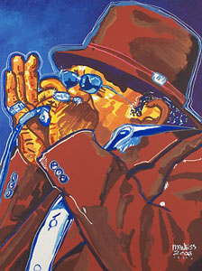 Red's Blues - 30x40 - SOLD