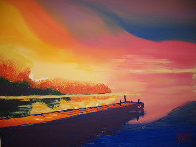 The Dock - 30x40 - SOLD
