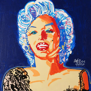Marilyn The Misfit - 24x24 - SOLD