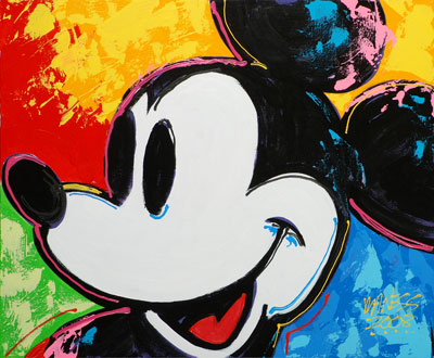 Abstract Mickey - 20x24 - ?