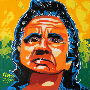 Johnny Cash - 18x18 - ?