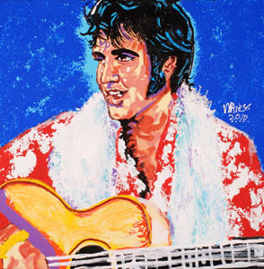 Elvis Aloha - 20x20 - ?