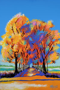 Canopy of Blues - 24x36 - ?