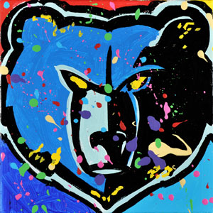 Abstract Grizz - 12x12 - ?