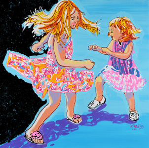 Caught in the Dance - 30x30 - ?